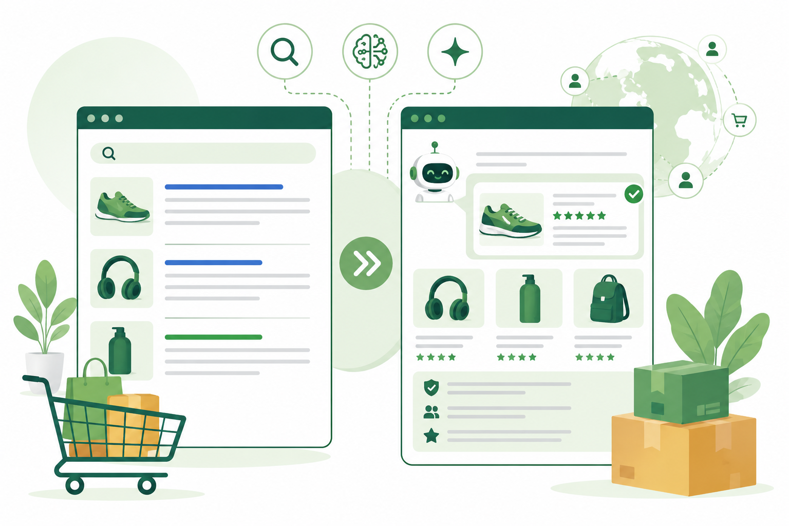 Traditional eCommerce SEO vs AI Search Optimisation